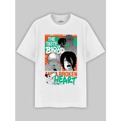 Футболка ALCRAFT CHAINSAW MAN collection, размер 2XL, зеленый, оранжевый, черный, серый, белый