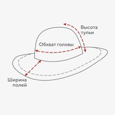 Шляпа Minaku для девочек, размер 52, голубой
