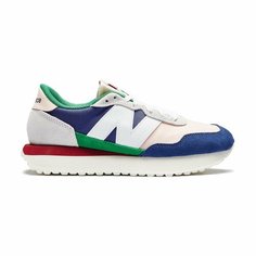 Кроссовки New Balance 237, размер T6, синий/белый/зеленый