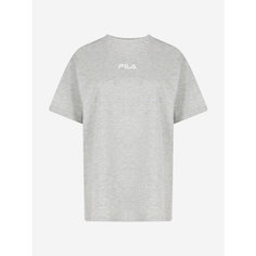 Футболка Fila Womens Essentials Basic T-shirt Small Logo, размер 50/52, светло-серый