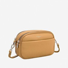 Сумка кросс-боди DAVID JONES, фактура зернистая, коричневый