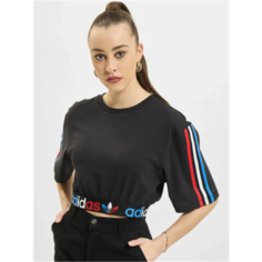 Кроп-топ adidas ADIDAS TEE PRIMEBLUE TOP - TOPS GN2932, размер E32, черный