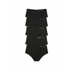 Трусы Victorias Secret, комплект из 5 шт., размер XL, черный