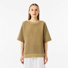 Свитер LACOSTE, размер T34, , бежевый