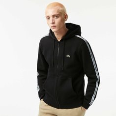 Толстовка LACOSTE Classic fit, размер T6, , черный