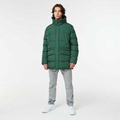 Пуховик LACOSTE, размер T48, зелёный