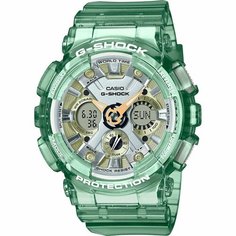 Наручные часы CASIO, зеленый, серый