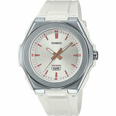 Наручные часы CASIO, белый, серебряный
