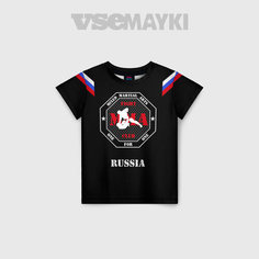 Футболка VseMayki.Ru, размер 140, белый