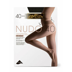 Колготки Omsa NUDO vita bassa, 40 den, размер 3, серый
