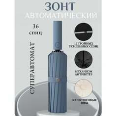 Смарт-зонт Дождя.NET, серый