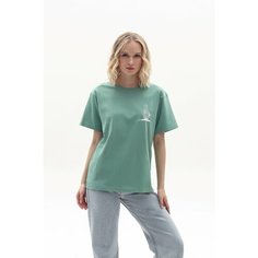 Футболка МАКОВЦВЕТ, размер M/L, зелёный
