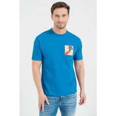 Футболка SCOTCH & SODA, размер S, синий