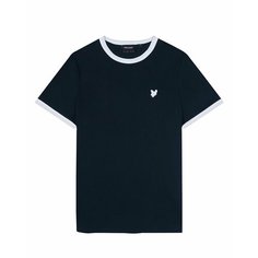 Футболка Lyle & Scott Tonal Ringer T-Shirt, размер L, синий