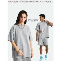 Футболка OFF STREET, размер L, светло-серый