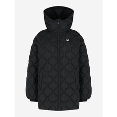 Куртка Fila Womens Heritage Puffy Quilted Jacket, размер 42/44, черный