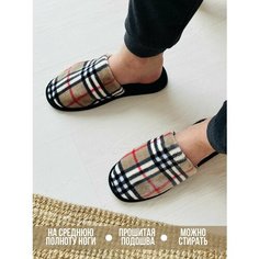 Тапочки TapModa, размер 45, коричневый