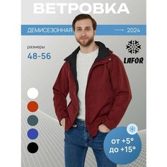 Ветровка LAFOR Демисезон, размер 48 (M), бордовый
