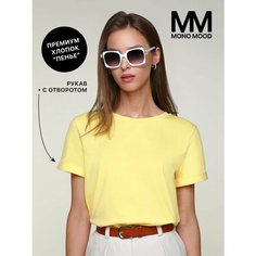 Футболка MONO MOOD Ennoble, размер XL, желтый
