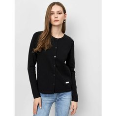 Кардиган JUST CLOTHES, размер 46, , черный