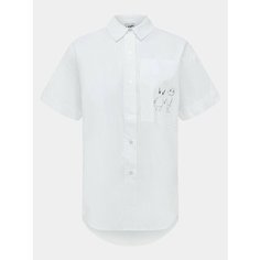 Рубашка JUST CLOTHES, размер 38, белый