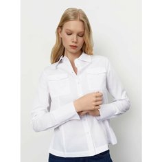 Рубашка JUST CLOTHES, размер 42, белый