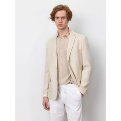 Пиджак JUST CLOTHES, размер 50, бежевый