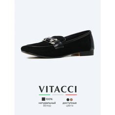 Лоферы VITACCI, размер 37, черный