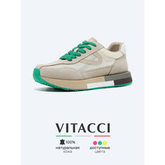 Кроссовки VITACCI, размер 36, бежевый