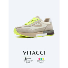 Кроссовки VITACCI, размер 36, бежевый