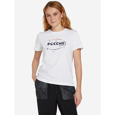 Футболка Demix F Russian Team T-shirt, размер 42, белый