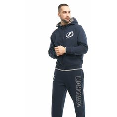 Толстовка Atributika & Club Tampa Bay Lightning, размер L, , темно-синий