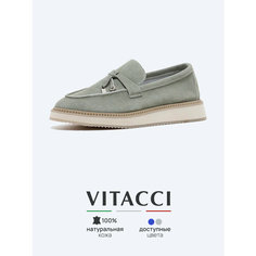 Лоферы VITACCI, размер 37, салатовый
