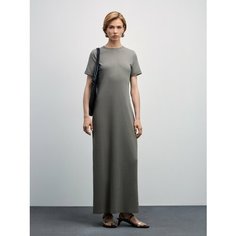 Платье Zarina, размер S (RU 44)/170, хаки/оливковый