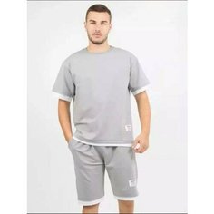 Комплект одежды , размер XXXXL, серый Россия
