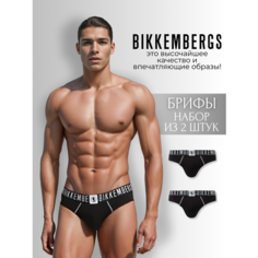 Трусы BIKKEMBERGS, комплект из 3 шт., размер XL, черный/белый