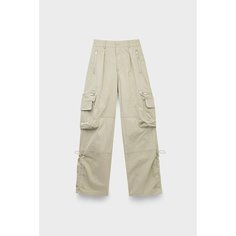 Брюки карго Isabelle Blanche trousers is24ss-p063-t002, размер 46, зелёный