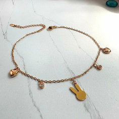 Браслет на ногу XUPING JEWELRY, 1 шт., золотой