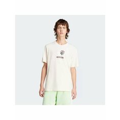 Футболка adidas, размер 48-50, бежевый