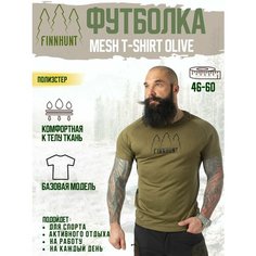 Футболка FINNHUNT Охота, размер L, хаки