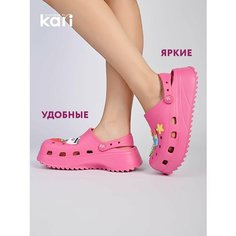 Сабо kari, размер 36, фуксия