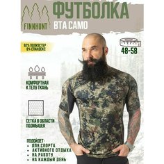 Футболка FINNHUNT Охота, размер XXL, хаки (07)