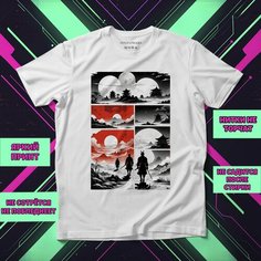 Футболка Самурай 13, размер 5XL-6XL, белый Нет бренда