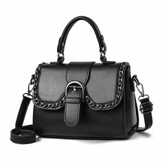Сумка кросс-боди MAXSVETSHOP, фактура гладкая, черный