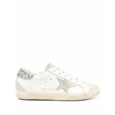 Кроссовки Golden Goose Superstar, размер 36 IT, серебристый