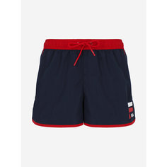 Шорты для плавания Fila Boys Solid Swim Shorts 29 cm, размер 134/140, синий/красный