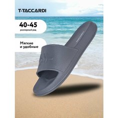 Шлёпанцы T.Taccardi, размер 41, серый