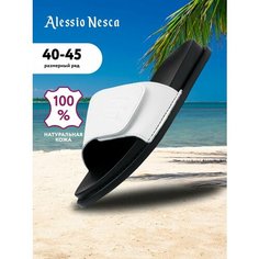 Шлёпанцы Alessio Nesca, размер 40, белый