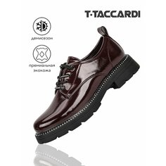 Полуботинки T.Taccardi, размер 41, бордовый