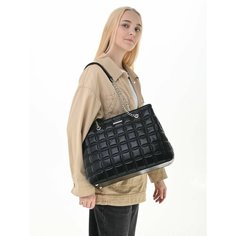 Сумка тоут Daniele Patrici, черный